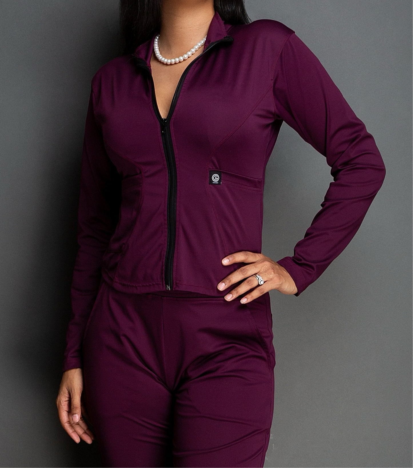 IRU Performance Jacket — Ruby