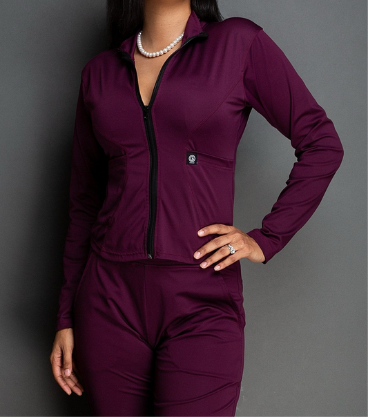 IRU Performance Jacket — Ruby