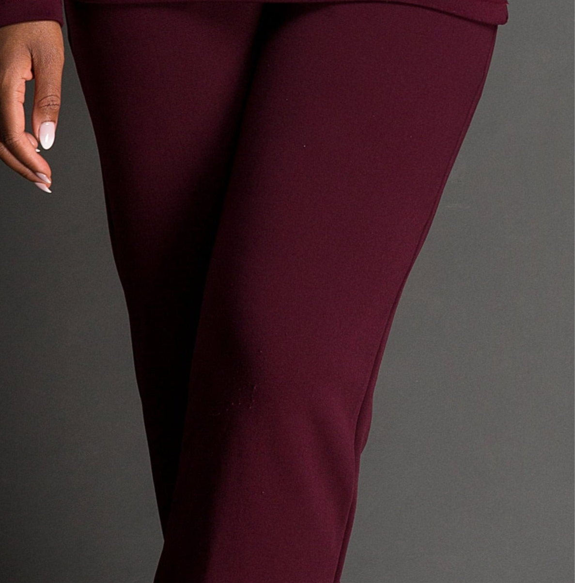 OMA Sculpt Trouser — Ruby