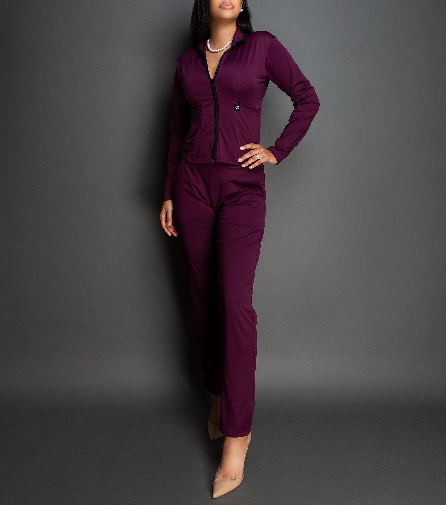 IRU Performance Jacket — Ruby