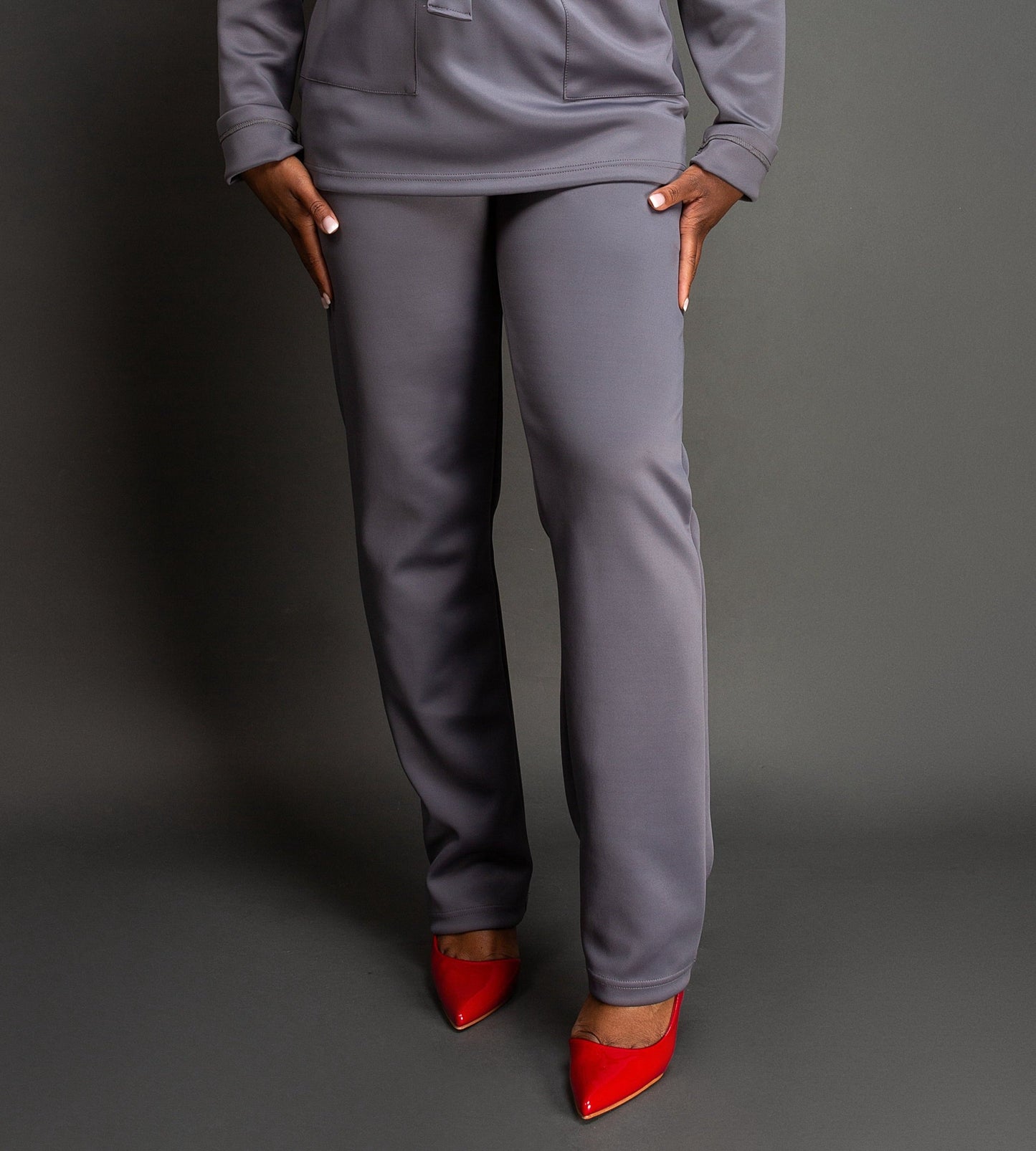 OMA Sculpt Trouser — Silver