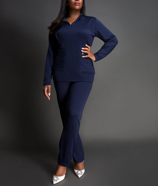 OZI Signature Top — Navy